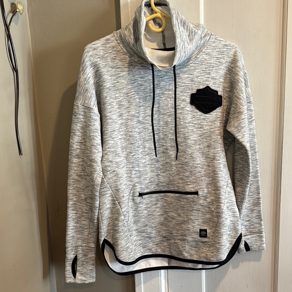 Harley-Davidson Ladies Grey Cowl Sweatshirt
